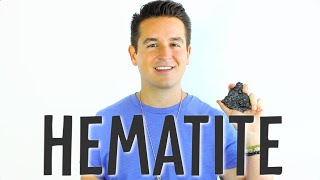 Hematite The Ultimate Grounding Stone 💪 Healing Benefits  Affirmation [upl. by Rancell]