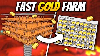 Gold Farm  21000 Per Hour  Minecraft 121 Tutorial [upl. by Bret37]