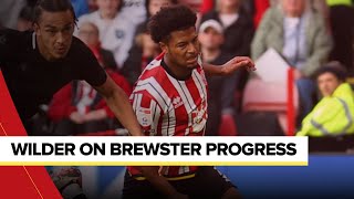 Chris Wilder on Rhian Brewster progress [upl. by Assenad76]