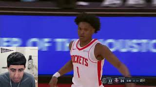 REACTING TO SPURS at ROCKETS  FULL GAME HIGHLIGHTS  November 6 2024 NBA REACTION [upl. by Aronos653]