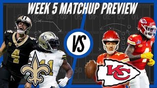 SAINTS VS CHIEFS PREVIEW [upl. by Atinauq123]