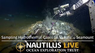 Sampling Hydrothermal Gases on Vailuluʻu Seamount  Nautilus Live [upl. by Renferd]