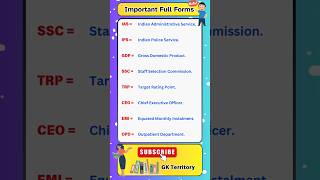 IASIPSGDPSSCTRPCEOEMIOPD Full Form  Important Full Forms [upl. by Atisusej430]