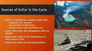 Lesson 1  Sulfur Cycle [upl. by Licht]