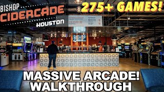 Bishop Cidercade Houston Arcade Walkthrough  This Place is HUGE 275 Games [upl. by Nalak835]