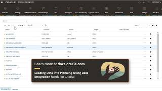 Creating FileBased Data Integrations in Cloud EPM Planning [upl. by Padegs]