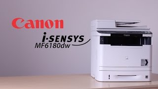 Canon iSENSYS MF6180dw Mono Laser MFP Review [upl. by Lilia967]