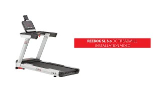 REEBOK SL 80 TREADMILL INSTALLATION VIDEO  WELCARE [upl. by Osanna]