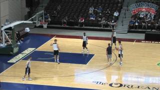 Mark Few Motion and Quick Hitter Offenses Against a Man or Zone Defense [upl. by Carlton]