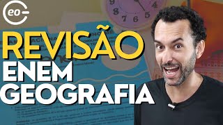 REVISÃO ENEM 2024  GEOGRAFIA  HUMANAS  GABARITAGEO [upl. by Tadd]