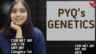 PYQs Genetics  CSIRNET JRF LIFESCIENCE [upl. by Jesselyn]