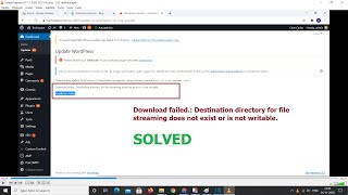 Download failed Destination directory for file streaming does not exist or is not writable [upl. by Mattias]