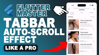 Flutter Tutorial  Dynamic TabBar Switching on ListView Scroll with AutoScroll Effect  Flutter UX [upl. by Diogenes]