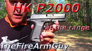 HK P2000 at the Range  TheFireArmGuy [upl. by Damicke722]