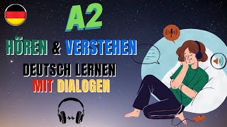 Deutsch lernen mit Dialogen A2 [upl. by Coralie]