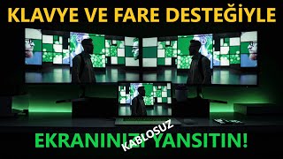 SADECE EKRANINIZI DEÄžÄ°L KLAVYE VE FARENÄ°ZÄ° DE YANSITIYORUZ ðŸ˜¯ KABLOSUZ EKRAN AKTARIMINDA 1 NUMARA [upl. by Nylarahs]