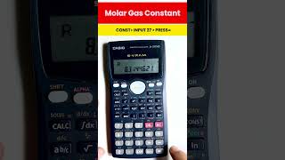 How to Master Molar Gas Constant 𝑅 🧩 Calculate Like a Pro with a Scientific Calculator [upl. by Richer]