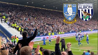 LIMBS AND PYROS AS 33000 ECSTATIC SWFC FANS LIFT ROOF IN Sheffield Wednesday 30 West Brom vlog [upl. by Naillimxam459]