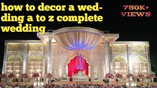 Indian royal wedding decoration idea weddingdecordes weddingstage diybudgetdecor [upl. by Ahsienroc246]