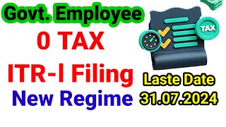 Income Tax Filing ITRI Filing ITRII Filing Zero Tax Filing [upl. by Anertal777]