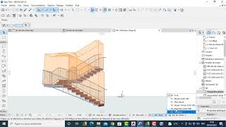 escalier sur archicad [upl. by Cobbie355]