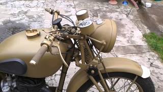 BSA WD M20 1940 year 500cc  f01 [upl. by Eiramacissej]