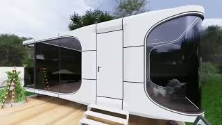 Capsule Home Tiny Homes Prefabricated Housing Waterproof Pre Manufactured Houses Ready to Live [upl. by Webber]