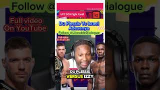 UFC 305 Dricus Du Plessis Vs Israel Adesanya ufc ufc305 adesanya duplessis ufcfightnight fyp [upl. by Firehs]