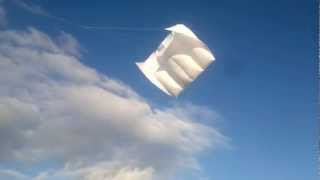 My 225m Pilot Kite first flight in a 6mph windgenerous [upl. by Burton586]