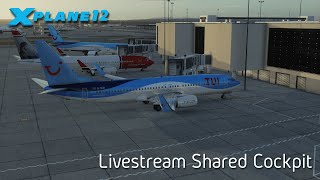 XPlane 12  Zibo 737X  Shared Cockpit With Hasso Basso [upl. by Elgna226]