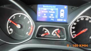 New Ford Focus ST Acceleration 0100  100200KMH [upl. by Stannfield372]