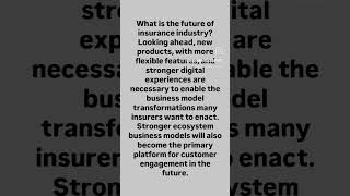 Whats the Future of Insurance Industry [upl. by Eenor]