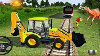 JCB 3DX BACKHOE LOADER AND TRACTOR DRIVING LIVE STREAM  BeamNGdrive [upl. by Goldwin]