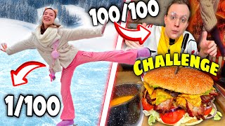 KTO ZROBI 100 CHALLENGY😱 W FERIE ZIMOWE [upl. by Baryram]