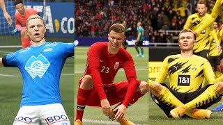 ERLING HAALAND IN EVERY FIFA 1721 [upl. by Gracye]