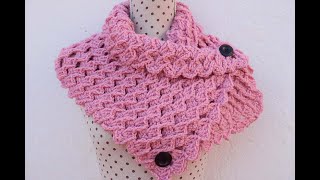 Cuello o bufanda en relieve a crochet para todos [upl. by Elleoj]