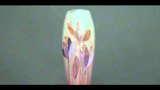 Galle MarqueterieSurVerre Glass Vase [upl. by High568]