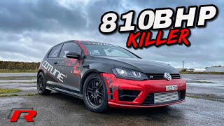 THE HELL RAISER 810BHP 2L VW GOLF R THE WORLDS FASTEST [upl. by Gamin]