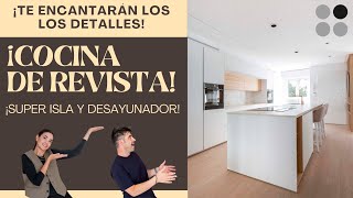 ✨ COCINAS MODERNAS DE REVISTA ✨ Blancas y Madera con Isla Central CJR [upl. by Artima930]