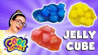 Craft Jelly Cube Slime  Arts and Crafts with Crafty Carol  Cartoon Stories for kids [upl. by Ahders887]