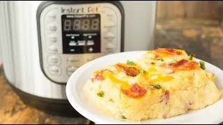 Instant Pot Twice Baked Potato Casserole Recipe [upl. by Hound]