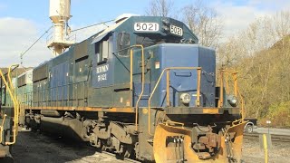 RBMN EMD SD50 and SD402 Idle [upl. by Richmal]