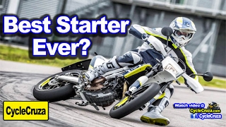 Best Starter Motorcycle Ever SuperMoto  MotoVlog [upl. by Pennebaker266]