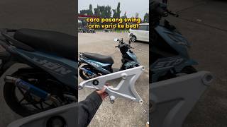 beat pake swing arm 🤨 jonsikaye swingarm beatmodifikasi beatdeluxe vario [upl. by Jaime]