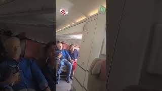 Un pasajero abrió la puerta de emergencia de un avión en pleno vuelo [upl. by Ajidahk319]