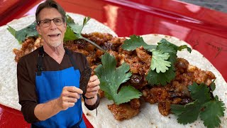 Pork Picadillo  Rick Bayless Taco Manual [upl. by Filipe884]