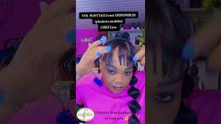 Découvrez les Différents PONYTAILS de Lysa pour des looks réinventés et sur mesures 🤗 reelsyoutube [upl. by Ivey]