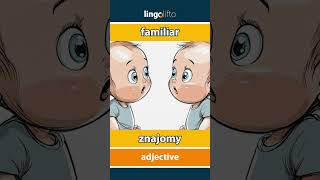 🇬🇧🇵🇱 familiar  znajomy  vocabulary builder  learn English  Uczmy się angielskiego [upl. by Ingmar56]