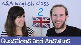 QampA English class 2  Aprende inglés cotidiano [upl. by Htiekel]