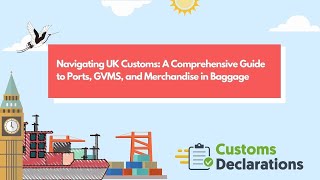 Navigating UK Customs A Comprehensive Guide to Ports GVMS and Merchandise in Baggage [upl. by Hetti]